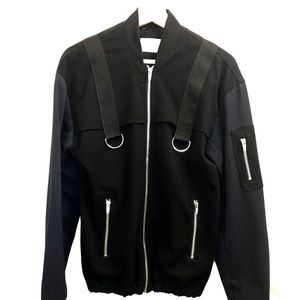 Harness bomber jacket